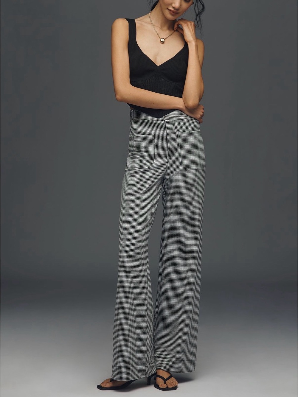 Maeve Jude Houndstooth Trousers